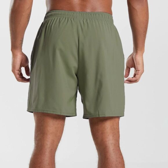 Gymshark‎ ARRIVAL 7” SHORTS Core Olive NWT and in packaging - Picture 2 of 5